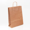 BOLSA PAPEL KRAFT LISO ASA RETORCIDA 110GR. 27+12X36 (UNIDAD)