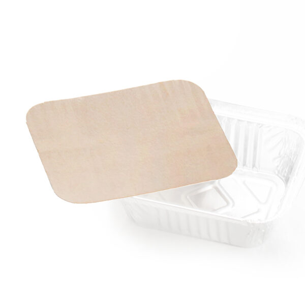Tapa envase aluminio rectangular Ref. 5475 Paq.100