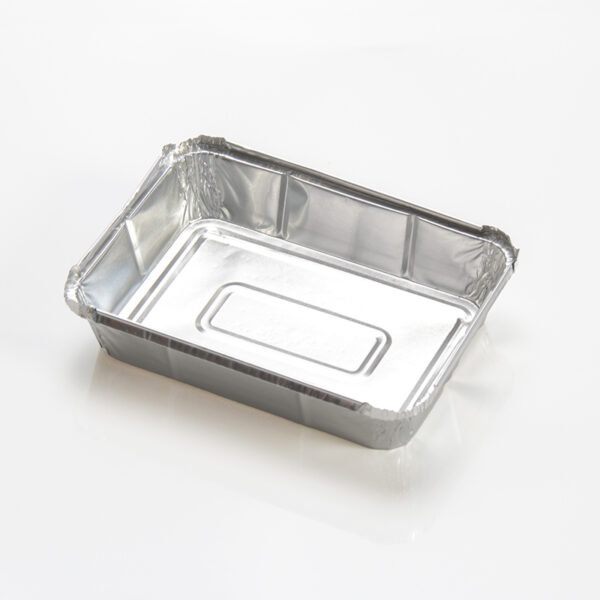 Envase aluminio rectangular Ref. 5890 900cc (180x117x38) Paq. 100