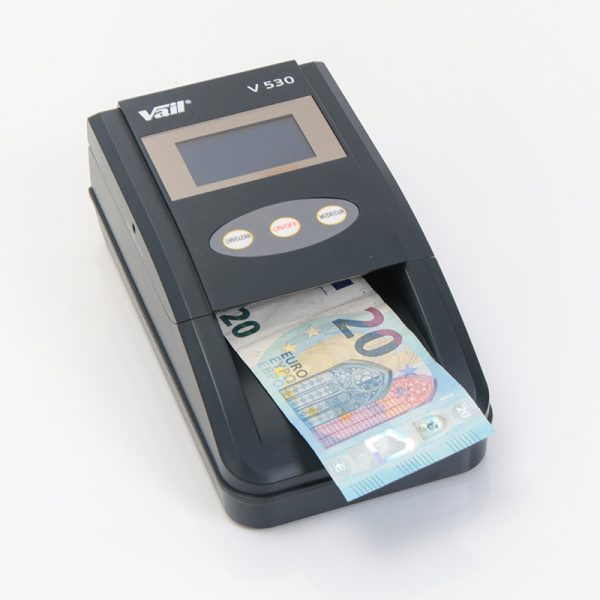 DETECTOR DE BILLETES FALSOS VAIL V-530