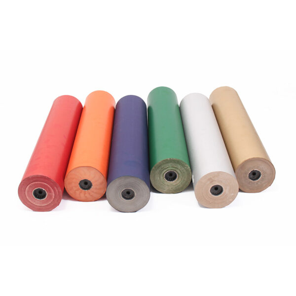 PAPEL REGALO KRAFT VERJURADO 62X200 COLORES